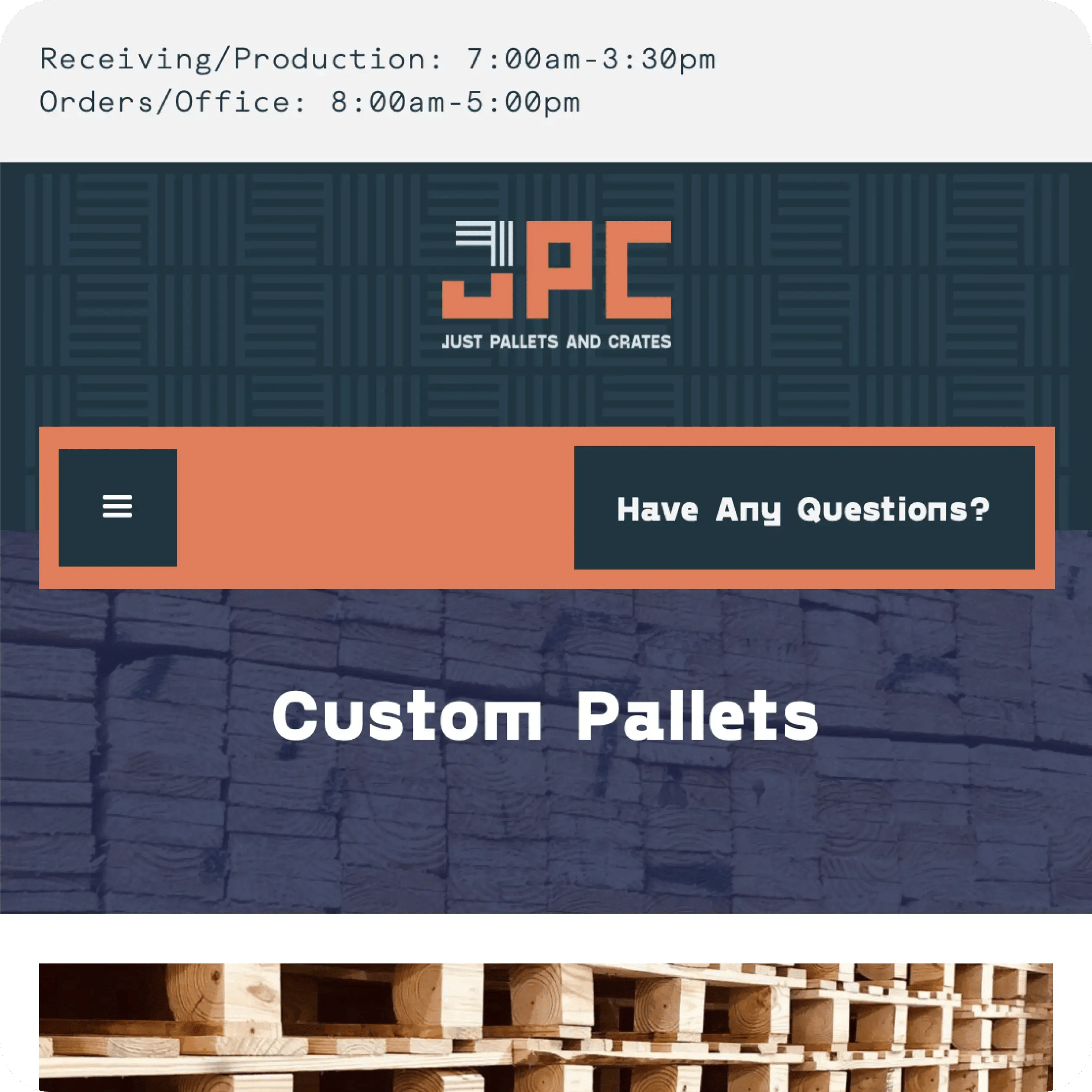 JustPallets – screenshot 2