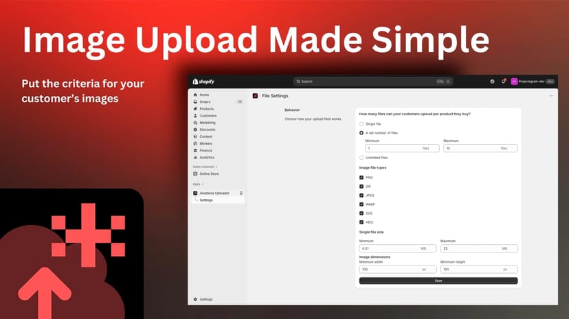 Upload image made simple