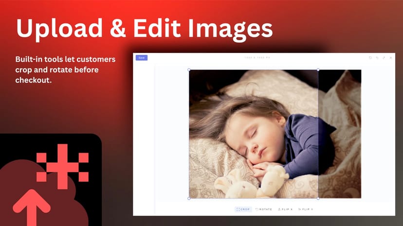 Upload and edit images